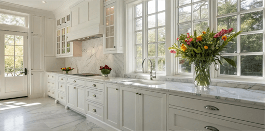 Best white paint for kitchen cabinets.