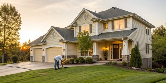 A home's exterior foundation, a primary factor in the cost of basement waterproofing.