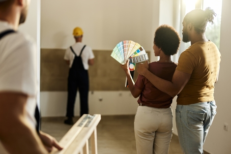 Choosing the right color for new apartment!