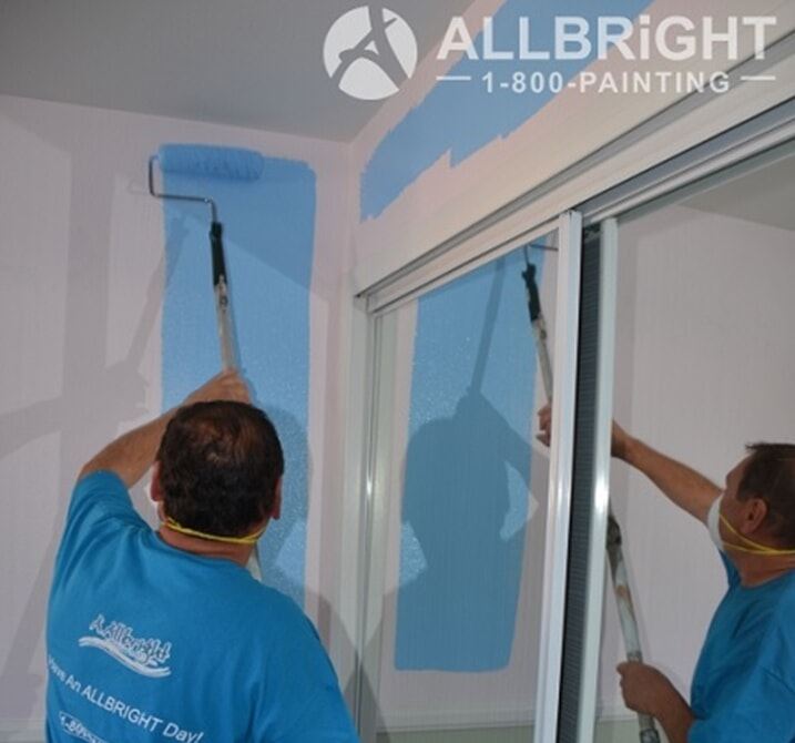 allbright painter painting wall