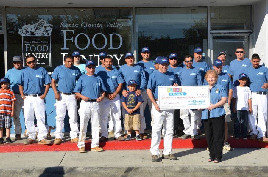 Allbright Team at the SCV Food Pantry