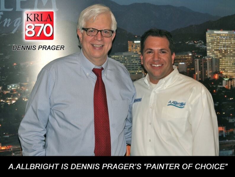 Dennis Prager with Allbright Painting