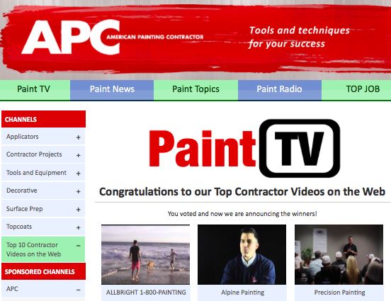 APC website screenshot of PaintTV