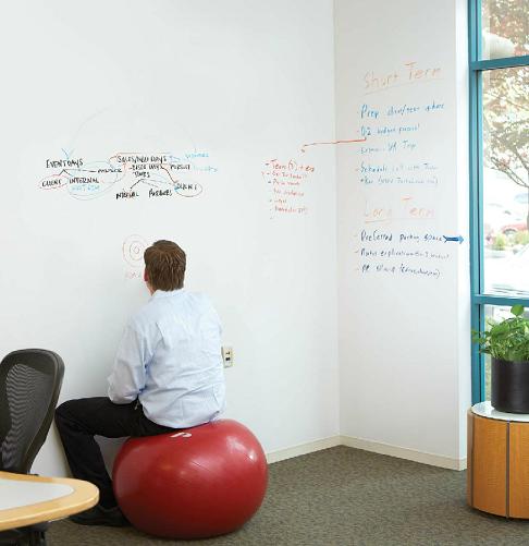 Whiteboard Paint in Offices